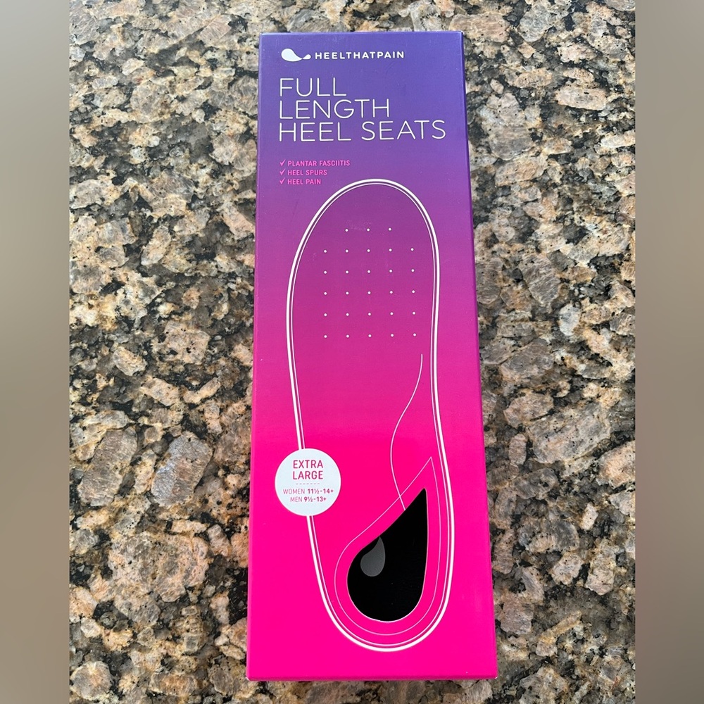 NIB Full Length Heel Insoles